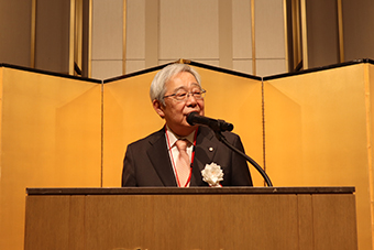 日本弁理士政治連盟 福田伸一 会長（閉会の挨拶）