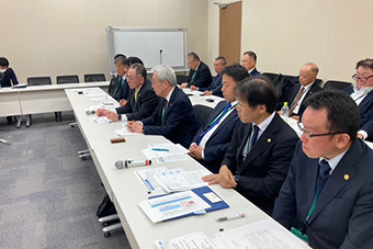 懇話会に出席した弁理士会及び弁政連役員